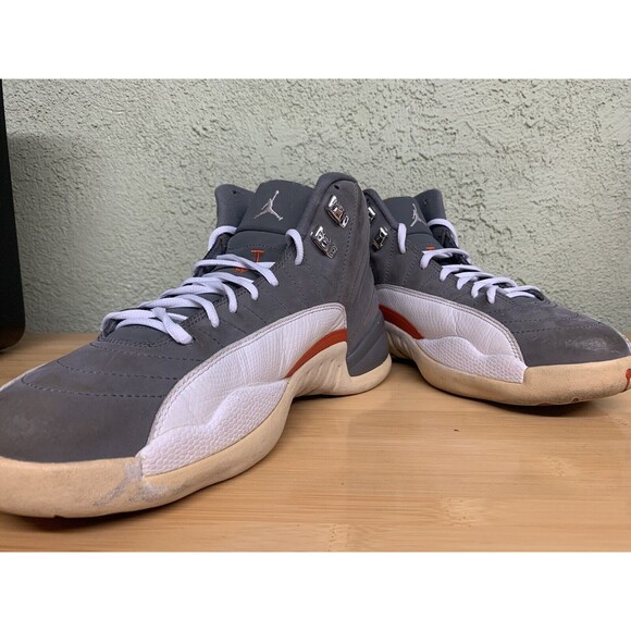 Nike Air Jordan 12 XII Retro Cool Grey Team Orange‎ 130690-012 Size 10.5 main image 11